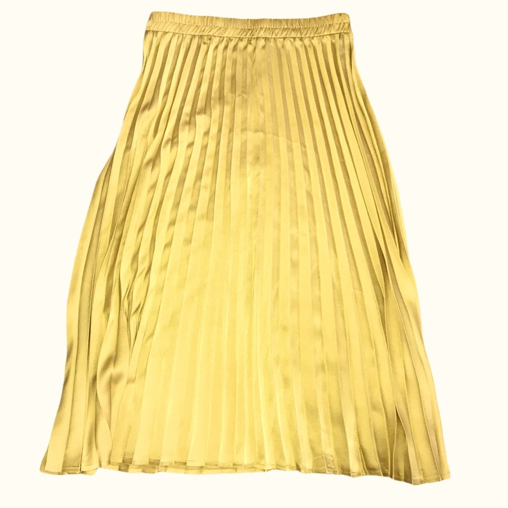 Sadie & Love Accordian Sateen Skirt Size: L ((E1))